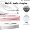 imageelago Hybrid Clear Case Compatible with iPhone 13 Case 61quot PC  TPU Hybrid Technology Reduced Yellowing Full Body Protection  Shockproof Bumper Cover BlackLovely Pink