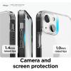 imageelago Hybrid Clear Case Compatible with iPhone 13 Case 61quot PC  TPU Hybrid Technology Reduced Yellowing Full Body Protection  Shockproof Bumper Cover TransparentBlack