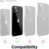 imageelago Hybrid Clear Case Compatible with iPhone 13 Case 61quot PC  TPU Hybrid Technology Reduced Yellowing Full Body Protection  Shockproof Bumper Cover TransparentBlack