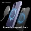 imageelago Magnetic Case Compatible with MagSafe and iPhone 13 61 Inch  Builtin Magnets Liquid Silicone Protective Cover Compatible with All MagSafe Accessories BlackPurple