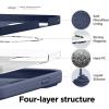 imageelago Magnetic Case Compatible with MagSafe and iPhone 13 61 Inch  Builtin Magnets Liquid Silicone Protective Cover Compatible with All MagSafe Accessories BlackJean Indigo