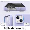 imageelago Magnetic Case Compatible with MagSafe and iPhone 13 61 Inch  Builtin Magnets Liquid Silicone Protective Cover Compatible with All MagSafe Accessories BlackPurple