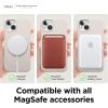 imageelago Magnetic Case Compatible with MagSafe and iPhone 13 61 Inch  Builtin Magnets Liquid Silicone Protective Cover Compatible with All MagSafe Accessories BlackStone