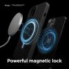 imageelago Magnetic Case Compatible with MagSafe and iPhone 13 61 Inch  Builtin Magnets Liquid Silicone Protective Cover Compatible with All MagSafe Accessories BlackBlack