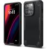 imageelago Armor Compatible with iPhone 14 Pro Case 61 Inch  US Military Grade Drop Protection HeavyDuty Protective Case Carbon Fiber Texture Tough Rugged Design Shockproof Bumper Cover Dark GreenBlack
