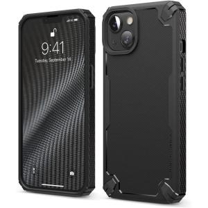 imageelago Armor Case Compatible with iPhone 13 61 inches Heavy Duty Protective Case Premium TPU Case Carbon Fiber Texture Heavy Duty Design Full Body Protection Shockproof Case BlackBlack