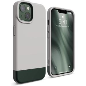 imageelago Glide Armor Case Designed for iPhone 13 Case Drop Protection Shockproof Protective TPU Cover Upgraded Shockproof Mix and Match Parts Enhanced Camera Guard ClearLight BlueStoneDark Green
