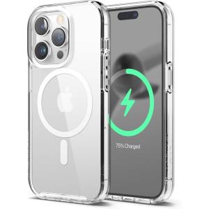 imageelago Magnetic Hybrid Clear Case Compatible with iPhone 14 Pro Case and Compatible with MagSafe 61quot US Military Grade Drop Protection PC  TPU Hybrid Technology Reduced Yellowing Transparent