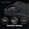 imageelago Armor Compatible with iPhone 14 Case 61 Inch  US Military Grade Drop Protection HeavyDuty Protective Case Carbon Fiber Texture Tough Rugged Design Shockproof Bumper Cover BlackBlack