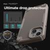 imageelago Armor Compatible with iPhone 14 Case 61 Inch  US Military Grade Drop Protection HeavyDuty Protective Case Carbon Fiber Texture Tough Rugged Design Shockproof Bumper Cover BlackSand