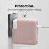 imageelago Charger Cover Compatible with MacBook Pro 13quot M2 2022 MacBook Pro 14quot M1 Pro with 8core CPU 2021 and MacBook Pro 13quot 20162020 Classic WhiteSand Pink