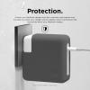 imageelago Charger Cover Compatible with MacBook Pro 13quot M2 2022 MacBook Pro 14quot M1 Pro with 8core CPU 2021 and MacBook Pro 13quot 20162020 Classic WhiteDark Grey