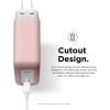 imageelago Charger Cover Compatible with MacBook Pro 13quot M2 2022 MacBook Pro 14quot M1 Pro with 8core CPU 2021 and MacBook Pro 13quot 20162020 Classic WhiteSand Pink