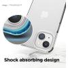 imageelago Hybrid Clear Case Compatible with iPhone 14 Case 61quot PC  TPU Hybrid Technology Reduced Yellowing Crystal Clear Shockproof Bumper Cover Full Body Protection TransparentTransparent