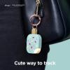 imageelago Ice Cream Case Compatible with Apple AirTag Keychain Compatible with AirTag Case  Drop Protection Carabiner Key Ring Track Dogs Keys Backpacks Purses Tracking Device Not Included MintMint