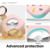 imageelago Ice Cream Case Compatible with Apple AirTag Keychain Compatible with AirTag Case  Drop Protection Carabiner Key Ring Track Dogs Keys Backpacks Purses Tracking Device Not Included MintLovely Pink