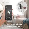 imageelago Ice Cream Case Compatible with Apple AirTag Keychain Compatible with AirTag Case  Drop Protection Carabiner Key Ring Track Dogs Keys Backpacks Purses Tracking Device Not Included MintDark Brown