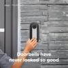 imageelago Mount Compatible with Google Nest Hello Video Doorbell 2021 Battery Model  Doorbell Chimes Perfect Color Match with Angle Wedge Black WiFi Free  NOT Compatible with Wired ModelBlack
