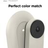 imageelago Mount Compatible with Google Nest Hello Video Doorbell 2021 Battery Model  Doorbell Chimes Perfect Color Match with Angle Wedge Black WiFi Free  NOT Compatible with Wired ModelLinen