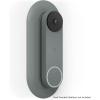 imageelago Mount Compatible with Google Nest Hello Video Doorbell 2021 Battery Model  Doorbell Chimes Perfect Color Match with Angle Wedge Black WiFi Free  NOT Compatible with Wired ModelIvy