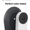 imageelago Mount Compatible with Google Nest Hello Video Doorbell 2021 Battery Model  Doorbell Chimes Perfect Color Match with Angle Wedge Black WiFi Free  NOT Compatible with Wired ModelBlack