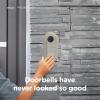 imageelago Mount Compatible with Google Nest Hello Video Doorbell 2021 Battery Model  Doorbell Chimes Perfect Color Match with Angle Wedge Black WiFi Free  NOT Compatible with Wired ModelLinen