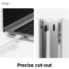 imageelago Ultra Slim Hard Case Compatible with MaBcook Air M2 M3 2023 2024 153 inch with Touch Bar A2941A3114Clear  Full Protection Access to All Features ClearFrosted Clear