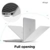 imageelago Ultra Slim Hard Case Compatible with MaBcook Air M2 M3 2023 2024 153 inch with Touch Bar A2941A3114Clear  Full Protection Access to All Features ClearFrosted Clear