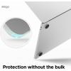 imageelago Ultra Slim Hard Case Compatible with MaBcook Air M2 M3 2023 2024 153 inch with Touch Bar A2941A3114Clear  Full Protection Access to All Features ClearFrosted Clear