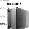 imageelago Ultra Slim Hard Case Compatible with MacBook Pro 16inch M3 Pro A29912023 MacBook Pro 16inch M1 Pro M2 Pro M2 Max A2485202320212020  Full Protection Frosted ClearDark Grey