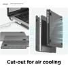 imageelago Ultra Slim Hard Case Compatible with MacBook Pro 16inch M3 Pro A29912023 MacBook Pro 16inch M1 Pro M2 Pro M2 Max A2485202320212020  Full Protection Frosted ClearDark Grey