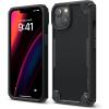 imageelago Armor Compatible with iPhone 14 Case 61 Inch  US Military Grade Drop Protection HeavyDuty Protective Case Carbon Fiber Texture Tough Rugged Design Shockproof Bumper Cover BlackBlack