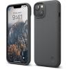 imageelago Compatible with iPhone 14 Case Pebble Case Full Body Protective Cover Shockproof Special Pebble Coated Slim AntiScratch 61 inch Dark Grey