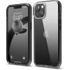 imageelago Hybrid Clear Case Compatible with iPhone 14 Case 61quot PC  TPU Hybrid Technology Reduced Yellowing Crystal Clear Shockproof Bumper Cover Full Body Protection TransparentBlack