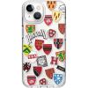 imageelago x Yale University Hybrid Case Compatible with iPhone 14 Case  61 Inch PC  TPU Hybrid Technology Full Body Protection Transparent Collage Design Official MerchandiseHarvardUniversity House
