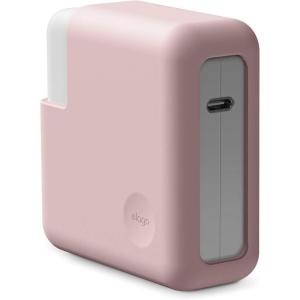 imageelago Charger Cover Compatible with MacBook Pro 13quot M2 2022 MacBook Pro 14quot M1 Pro with 8core CPU 2021 and MacBook Pro 13quot 20162020 Classic WhiteSand Pink