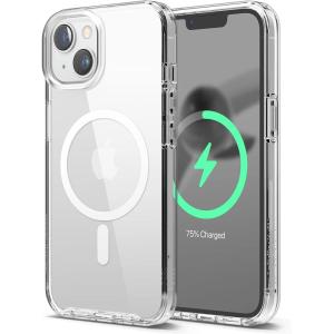 imageelago Magnetic Hybrid Clear Case Compatible with iPhone 14 Case Compatible with iPhone 13 Case and Compatible with MagSafe 61quot US Military Grade Drop Protection PC  TPU Hybrid Technology