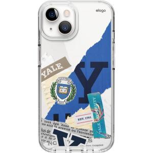 imageelago x Yale University Hybrid Case Compatible with iPhone 14 Case  61 Inch PC  TPU Hybrid Technology Full Body Protection Transparent Collage Design Official MerchandiseYaleCollage