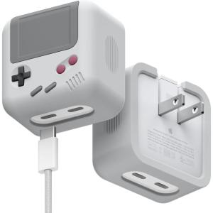 imageelago W5 Premium Silicone Cover Compatible with 35W Dual USBC Port Compact Power Adapter Scratch Resistant High Protection with Precise CutOut 35W Dual Adapter Not Included Light Grey