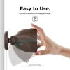 imageelago Camera Cover Compatible with Google Nest Cam IQ Outdoor Brown  Infrared LED Visible Holes for MicrophoneSpeaker Camouflage Easy Installation AllWeather Protective Skin VentilationBrown
