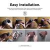 imageelago Camera Cover Compatible with Google Nest Cam IQ Outdoor Brown  Infrared LED Visible Holes for MicrophoneSpeaker Camouflage Easy Installation AllWeather Protective Skin VentilationBlack