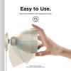 imageelago Camera Cover Compatible with Google Nest Cam IQ Outdoor Brown  Infrared LED Visible Holes for MicrophoneSpeaker Camouflage Easy Installation AllWeather Protective Skin VentilationClassic White