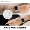 imageelago Duo Case Compatible with Apple Watch 10 Full Protection Hard PC  TPU Material Full Access to Screen TPU TransparentPC Black Yellow Metallic Dark Grey Light Blue Lovely Pink 46mmTPU Clear  PC Purple  Clear