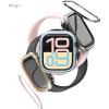 imageelago Duo Case Compatible with Apple Watch 10 Full Protection Hard PC  TPU Material Full Access to Screen TPU TransparentPC Black Yellow Metallic Dark Grey Light Blue Lovely Pink 46mmTransparent  Black  Yellow  Dark Grey  Blue  Pink