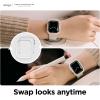 imageelago Duo Case Compatible with Apple Watch 10 Full Protection Hard PC  TPU Material Full Access to Screen TPU TransparentPC Black Yellow Metallic Dark Grey Light Blue Lovely Pink 46mmTPU Clear  PC White  Clear