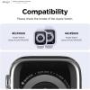 imageelago Duo Case Compatible with Apple Watch 10 Full Protection Hard PC  TPU Material Full Access to Screen TPU TransparentPC Black Yellow Metallic Dark Grey Light Blue Lovely Pink 46mmTPU Clear  PC Purple  Clear