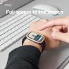 imageelago Duo Case Compatible with Apple Watch 10 Full Protection Hard PC  TPU Material Full Access to Screen TPU TransparentPC Black Yellow Metallic Dark Grey Light Blue Lovely Pink 46mmTransparent  Black  Yellow  Dark Grey  Blue  Pink