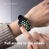imageelago Duo Case Compatible with Apple Watch 10 Full Protection Hard PC  TPU Material Full Access to Screen TPU TransparentPC Black Yellow Metallic Dark Grey Light Blue Lovely Pink 46mmTPU Black  PC Metalic Dark Grey  Clear