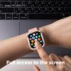 imageelago Duo Case Compatible with Apple Watch 10 Full Protection Hard PC  TPU Material Full Access to Screen TPU TransparentPC Black Yellow Metallic Dark Grey Light Blue Lovely Pink 46mmTPU Clear  PC Rose Gold  Clear