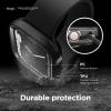 imageelago Duo Case Compatible with Apple Watch 10 Full Protection Hard PC  TPU Material Full Access to Screen TPU TransparentPC Black Yellow Metallic Dark Grey Light Blue Lovely Pink 46mmTPU Black  PC Metalic Dark Grey  Clear